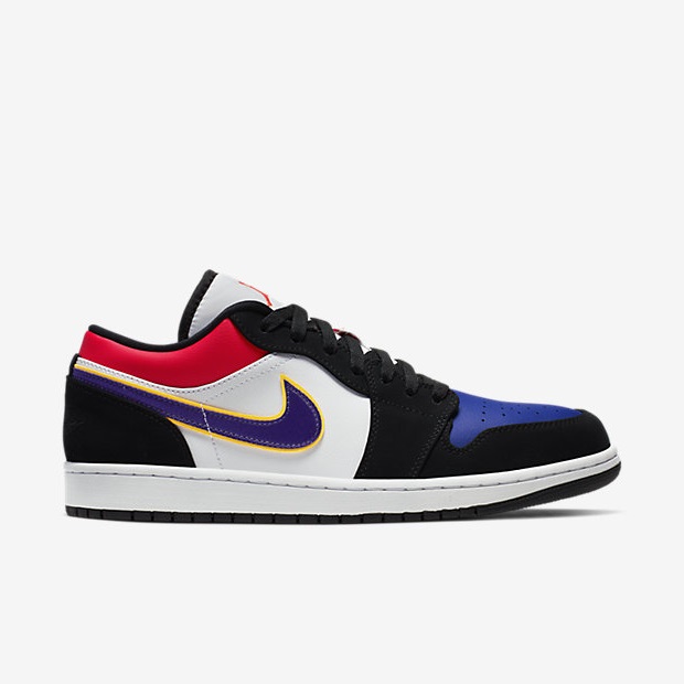 air jordan 1 low aj1 乔1低帮 lakers 湖人top3 配色 复刻篮球鞋 cj