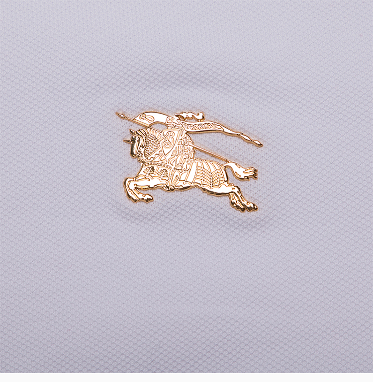 burberry(博柏利) 白色棉质女士休闲短袖polo衫 l