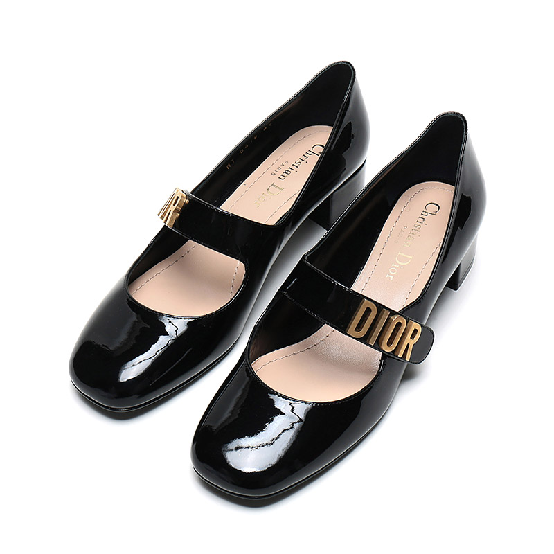 dior/迪奥女士漆皮芭蕾舞皮鞋kcb052vni