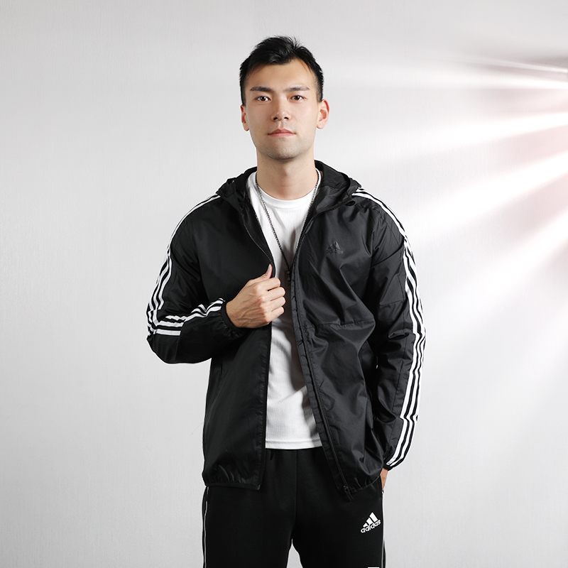 2019 男 ai wb classic经典三条杠logo休闲运动潮流夹克外套 eh3806
