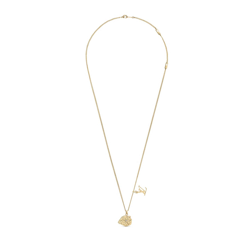 louis vuitton/路易威登 lv paris 吊坠项链