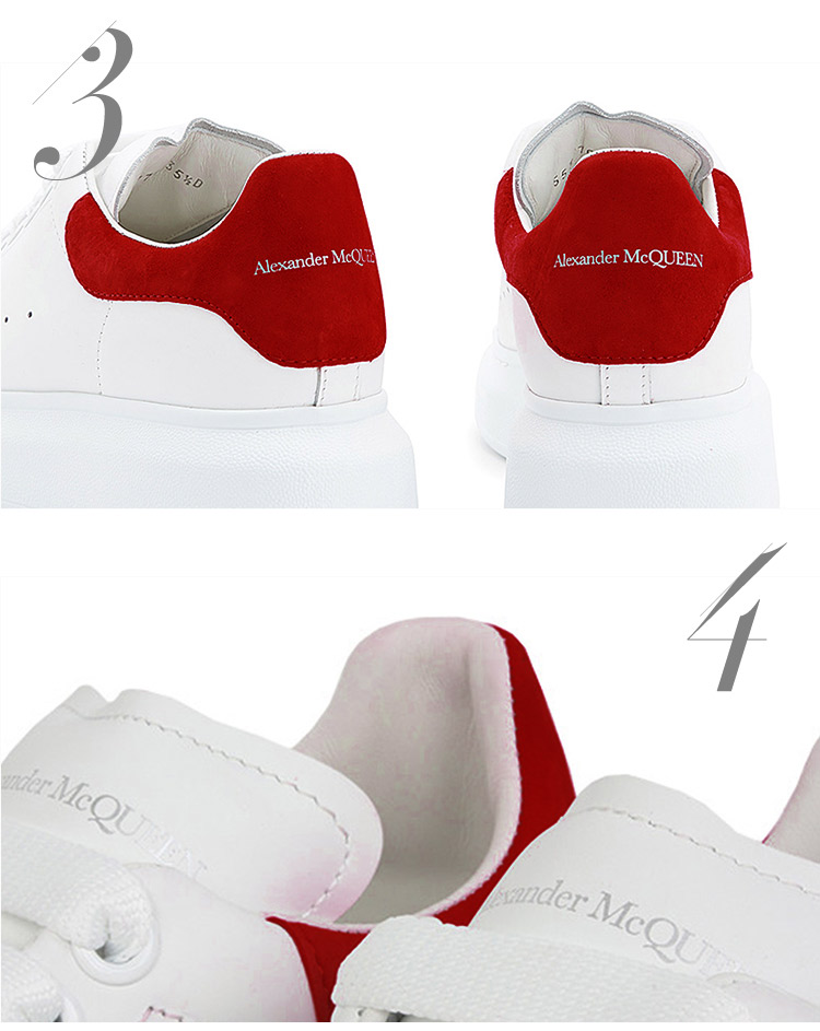 mcqueen/亚历山大麦昆 四色可选 女 士小牛皮材质品牌logo装饰休闲