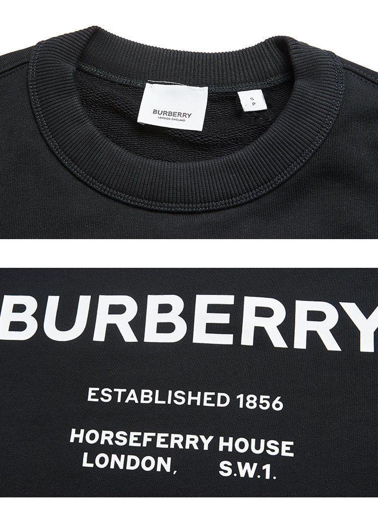 burberry/博柏利 男士棉質男衛衣 8017229 偏大一碼 burberry男士logo