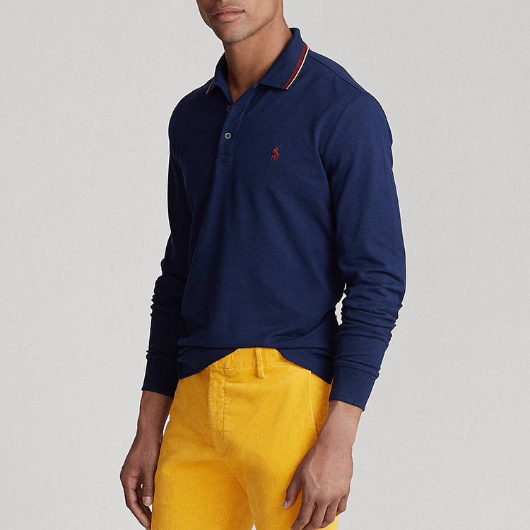 polo ralph lauren 男装 2019年秋季定制修身长袖polo衫rl11270 男士
