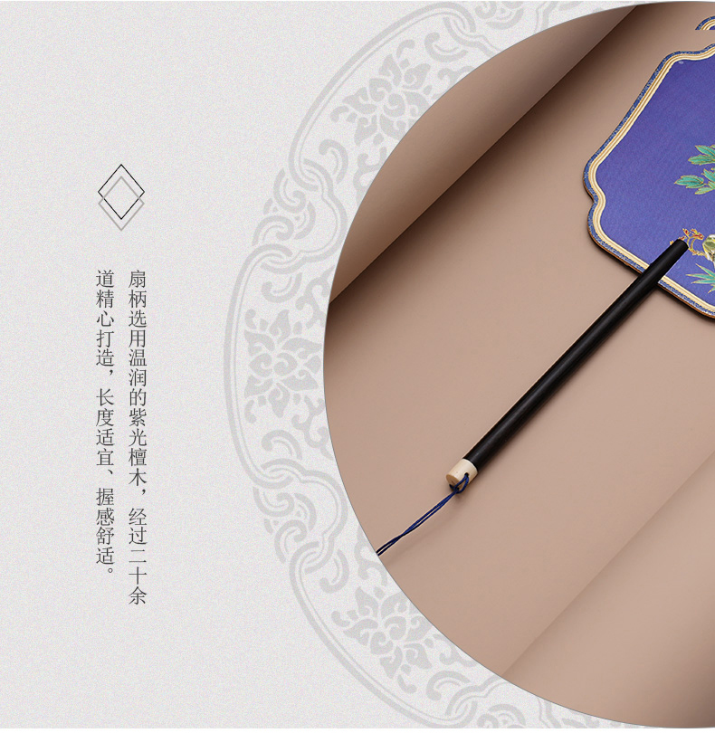 【xilingyinxiang西泠印象 创意礼品】西泠印社 丝绸文人扇 文化创意