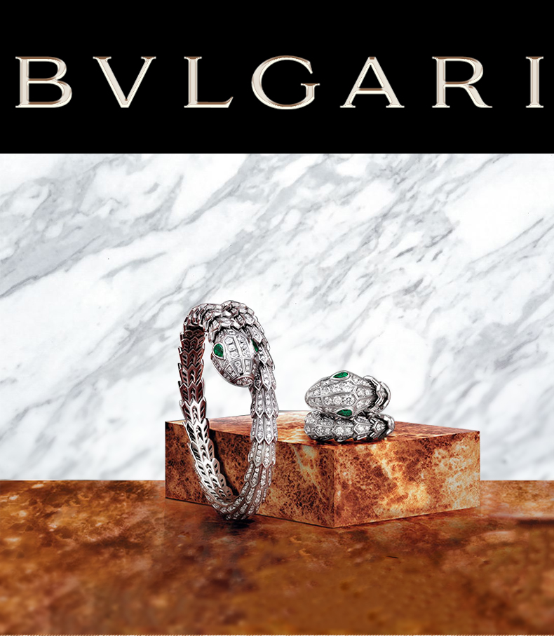 bvlgari/寶格麗 bvlgari系列玫瑰金鑲嵌珍珠貝母手鍊 br857192