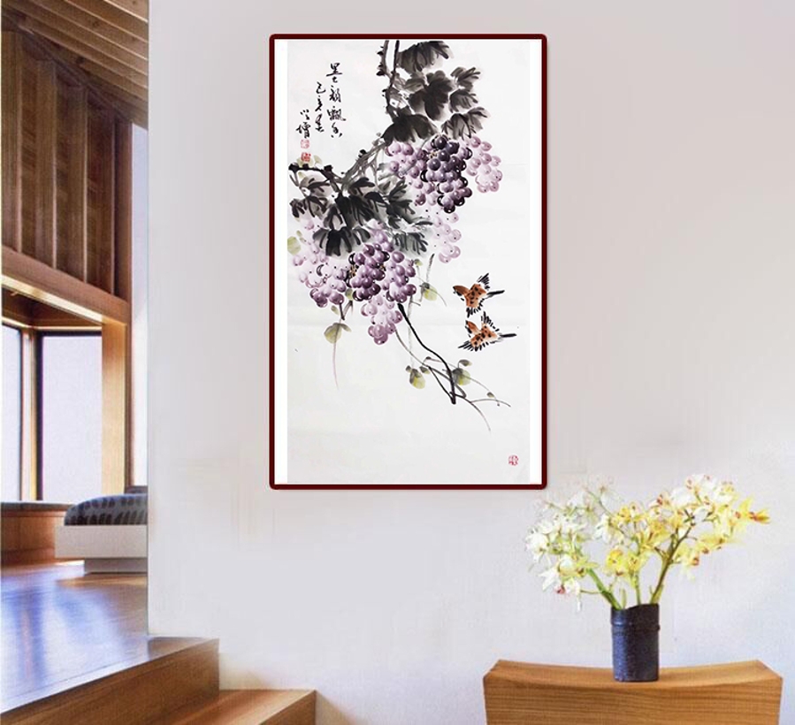 订制 王学增《墨韵飘香》/50x100cm/传统水墨