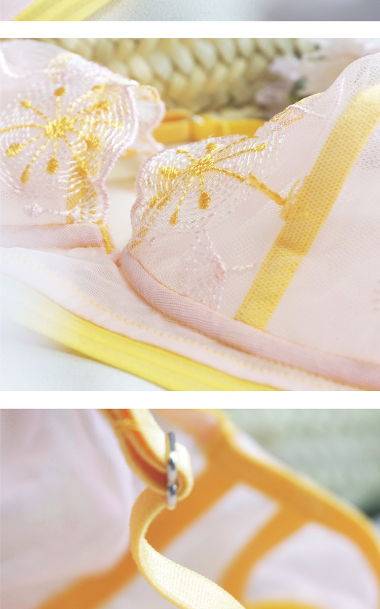 【DesignerWomenwear】AURORAALBA/AuroraAlba2019七夕L'Amant蒲公英情人系列粉橘色双层软罩杯内衣