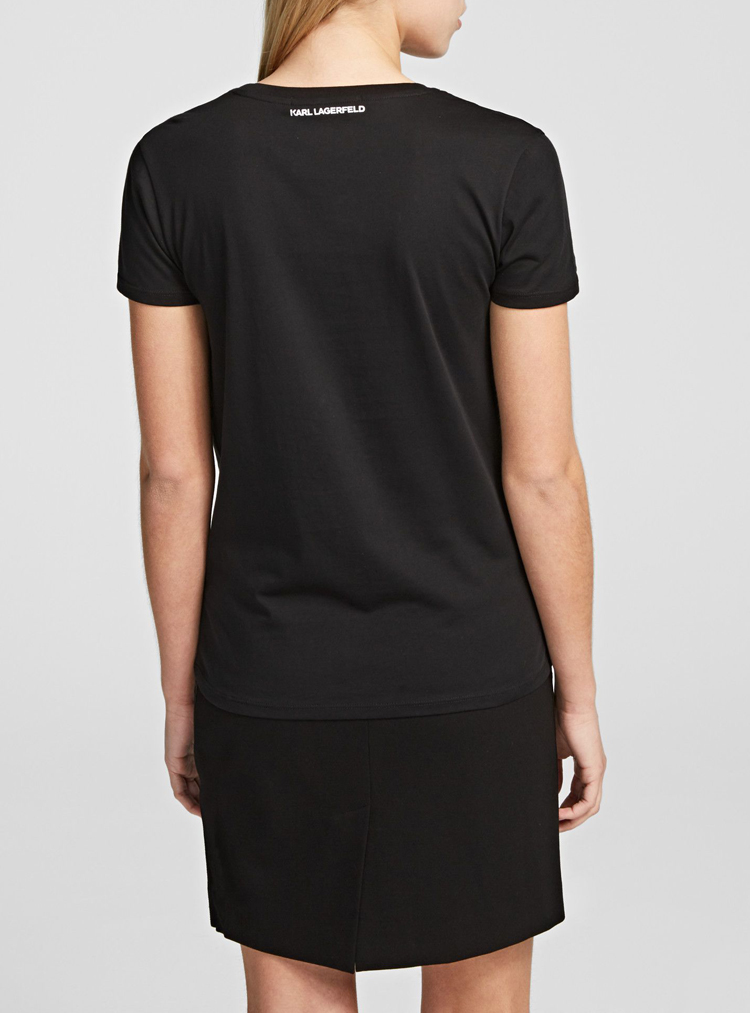 karl lagerfeld/卡尔·拉格斐 女士短袖t恤 两色可选【现货】