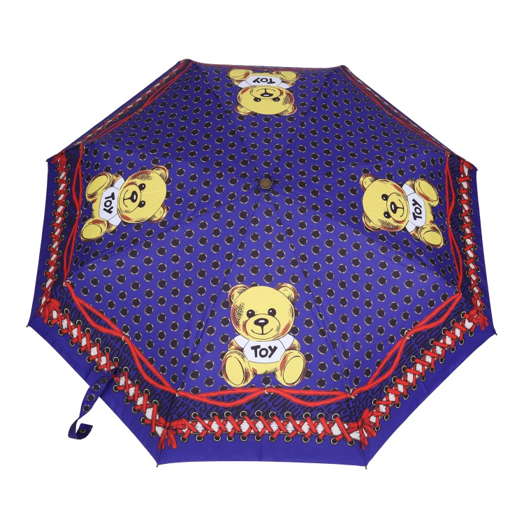 moschino/莫斯奇诺 蓝色女士小熊伞雨伞 8047 openclosef