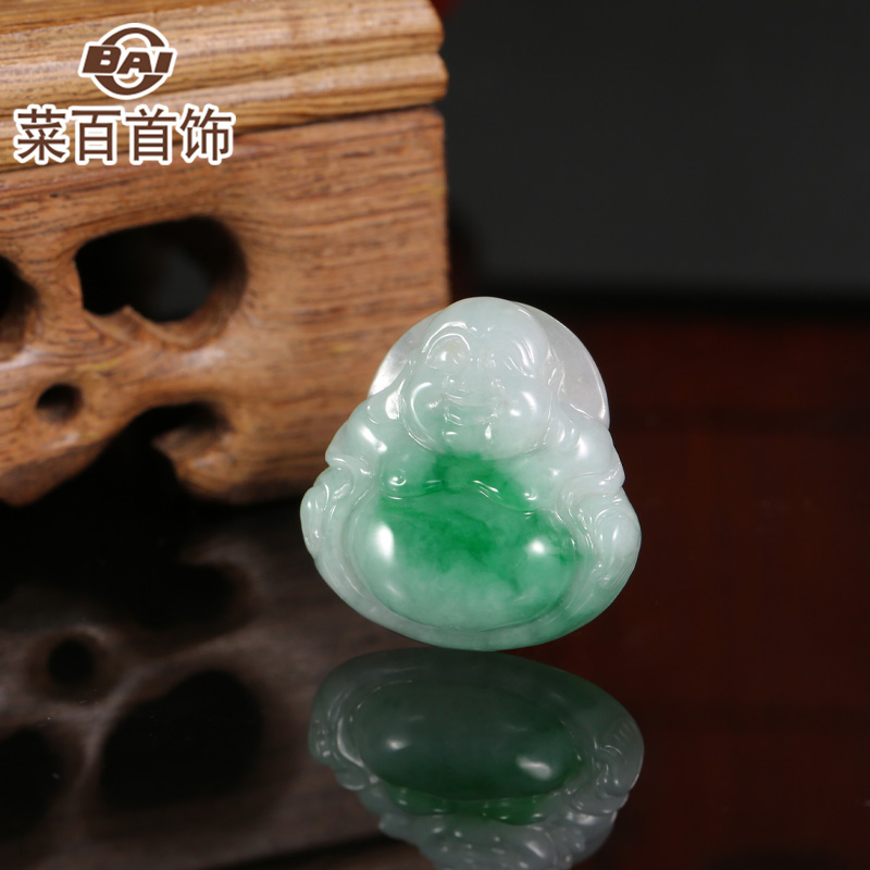 【cbai菜百首饰 吊坠】cbai/菜百首饰天然翡翠a货ngtc证书翡翠挂件csf