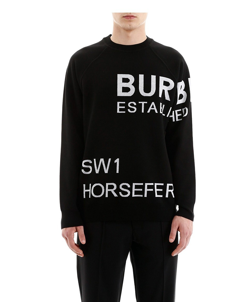 burberry/博柏利 19年新款字母 男士卫衣男卫衣 8013334