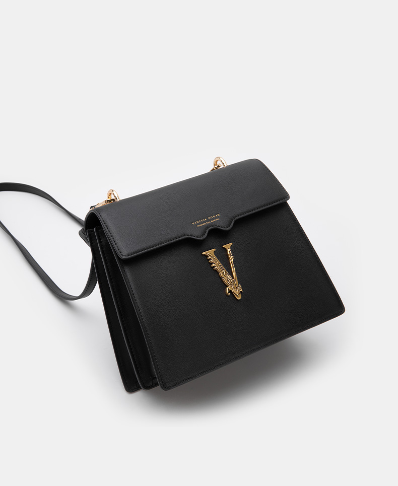 vanessa hogan/vanessa hogan vh女包牛皮革简约风梯形包青年潮流手提