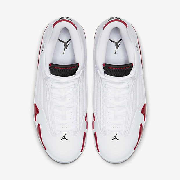 air jordan 14 "candy cane" aj14白红篮球鞋 487471-100