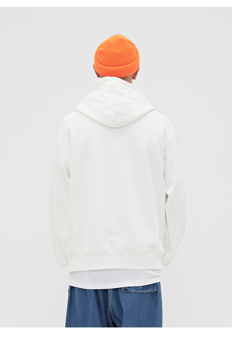 威秀/viishow 2019 秋季 新款 卫衣男 韩版 素色 简约 上衣 男士 圆领