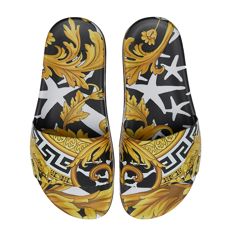 versace/范思哲黑金女士女式拖鞋