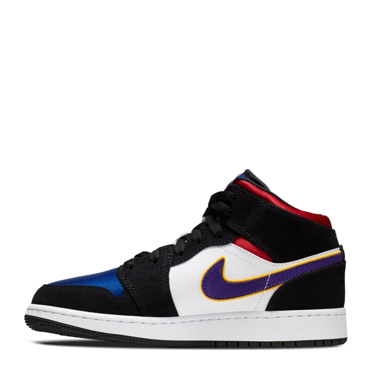 nike/耐克 air jordan 1 aj1 乔1 mid se gs 珊瑚粉金钩麂皮 篮球鞋