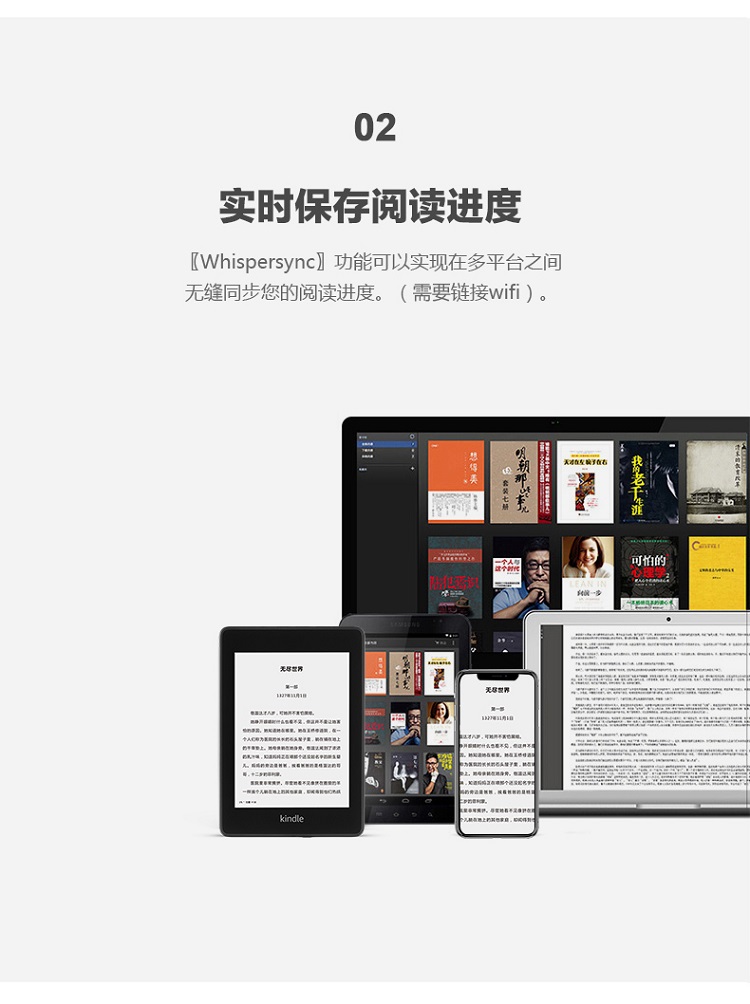 kindle/亞馬遜 paperwhite4 電子書閱讀器 電紙書 經典版第四代 6英寸