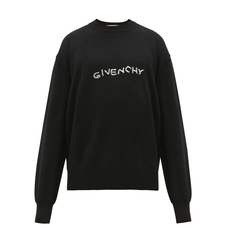 givenchy/纪梵希 19早秋男士新款刺绣徽标羊毛针织衫/毛衣