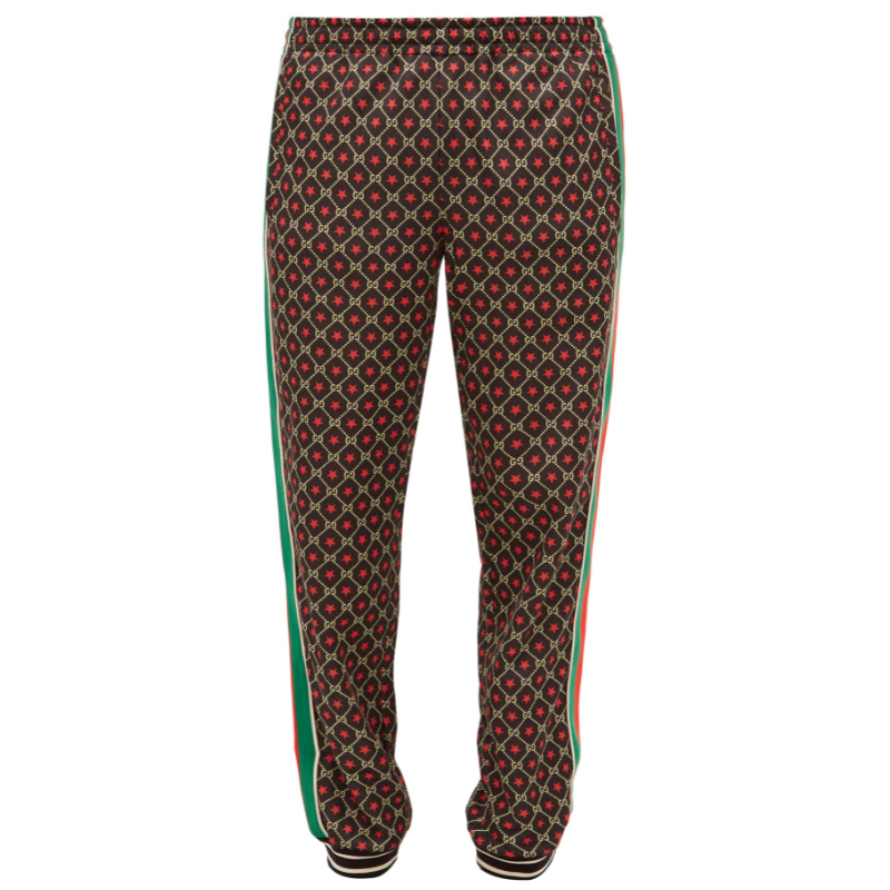 gucci/古驰 19早秋男士新款gg印花慢跑裤裤装休闲裤