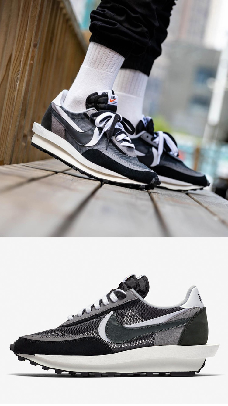 nike/耐克联名款sacaixnike联名ldvwaffledaybreak2019年版黑白