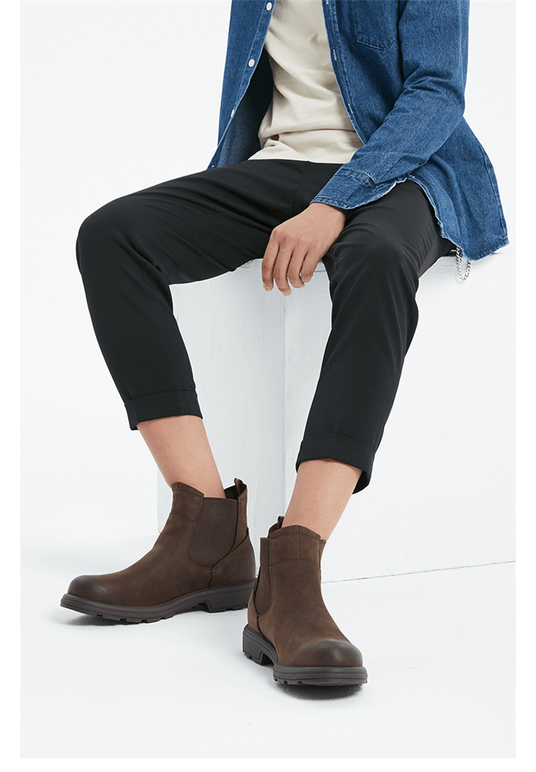 ugg2019秋冬新款男士比尔特摩系列切尔西短靴1103789