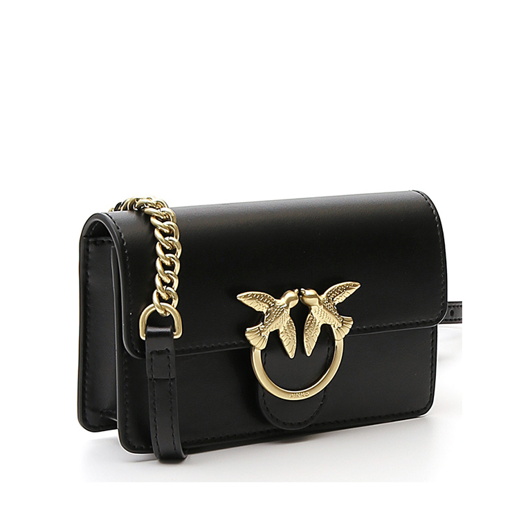 【19秋冬】pinko/品高 女士迷你两用腰包飞鸟包燕子包单肩斜挎包 1p21