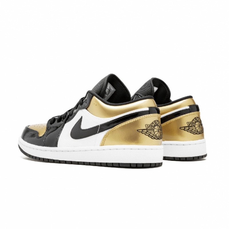 nike耐克 篮球鞋 20秋冬 金色 男鞋 女鞋 air jordan1 low aj1漆皮