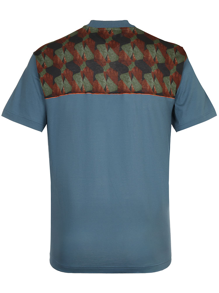 prada/普拉达男士短袖t恤纯棉印花圆领男士短袖t恤