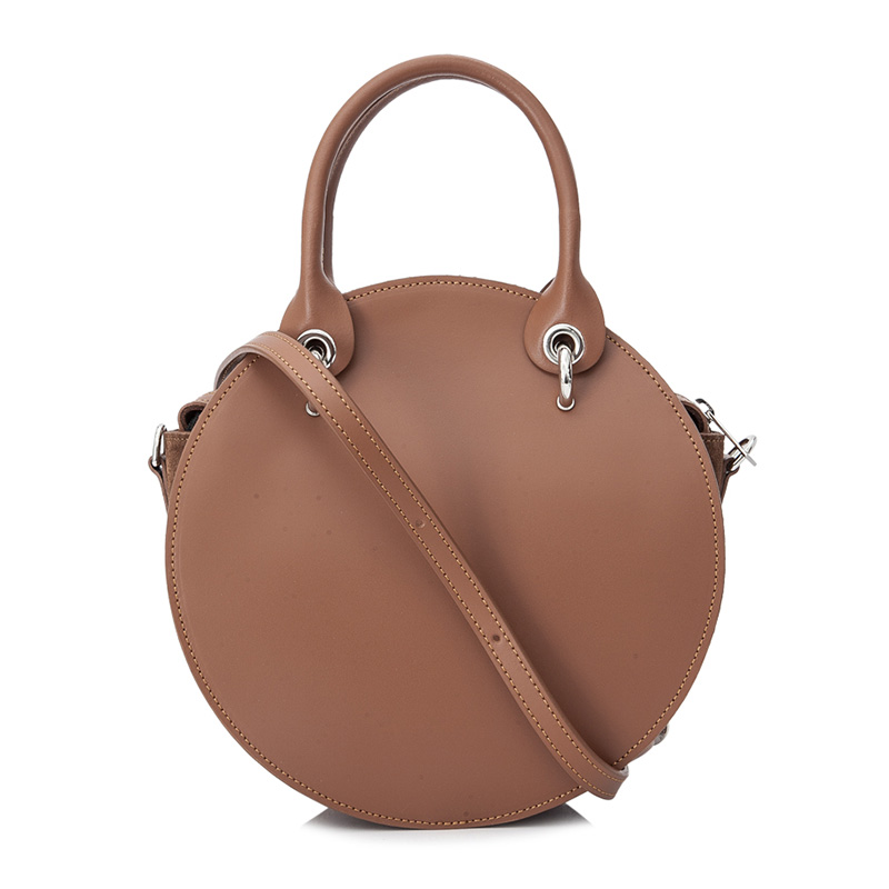 lancaster/lancaster 女士绒面革split牛皮皮革小圆包单肩斜挎手提包