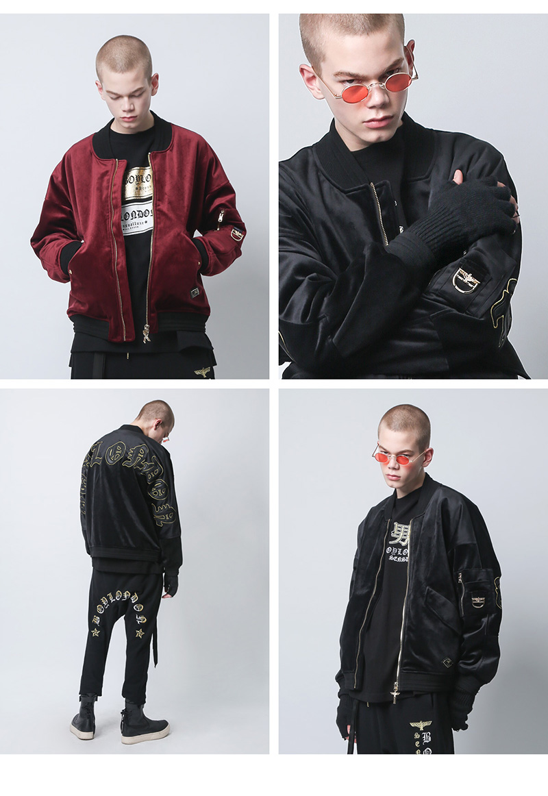 【特惠价】boy london 韩版 男女同款 情侣款 潮流时尚 棒球领夹克