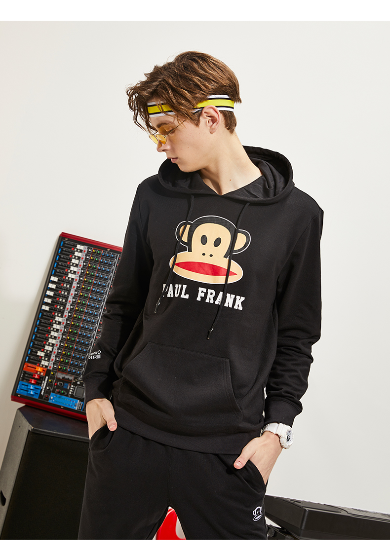 paulfrank大嘴猴卫衣女大嘴猴女士卫衣大嘴猴服装19秋冬连帽卫衣女