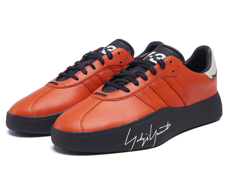 y-3 tangutsu football2019新款签名款低帮男女同款休闲鞋橘色30-ef