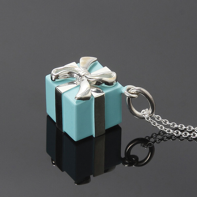 蒂芙尼项链女时尚礼物盒项链气质吊坠项链t953946【北京同城极速达】