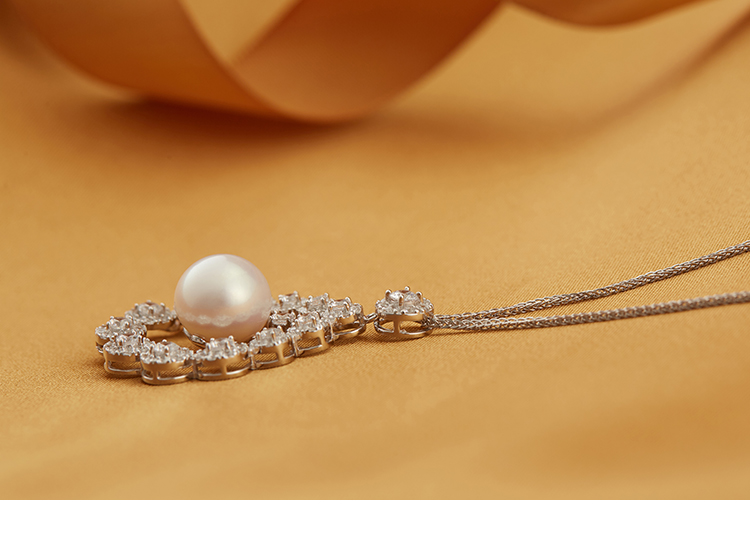 cloris/克劳瑞斯 【2020新品】s925银镶嵌淡水珍珠项链 首饰项饰珍珠