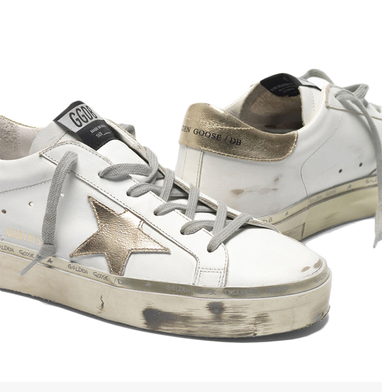 golden goose deluxe brand 【19秋冬新款】ggdb 小脏鞋白色银尾皮革