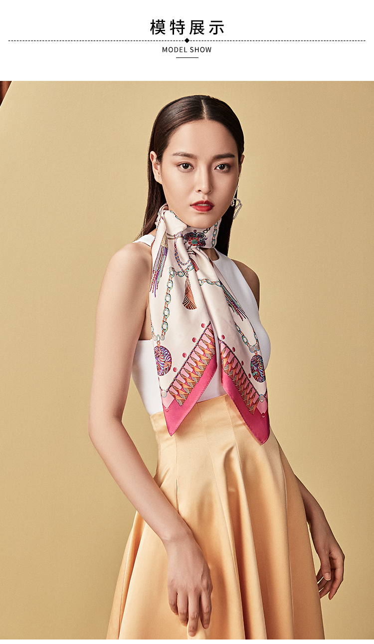 wensli/wensli 万事利大方巾-彩云国 100%桑蚕丝