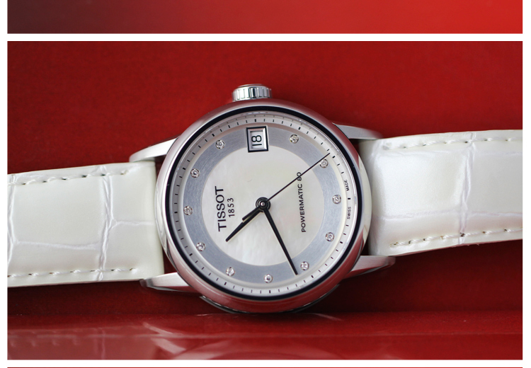 tissot/天梭 豪致系列 机械女表 t086.207.16.116.00 瑞士手表