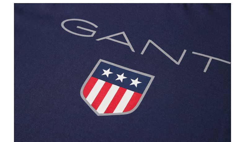 gant/甘特 2019秋冬新品 男士长袖t恤 盾牌logo长袖t恤 2004006
