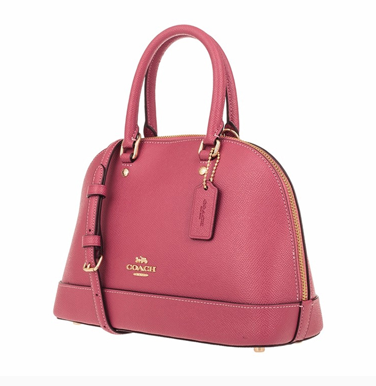 【包税 现货】coach/蔻驰 sierra系列女士皮质小号贝壳包手提包单肩包