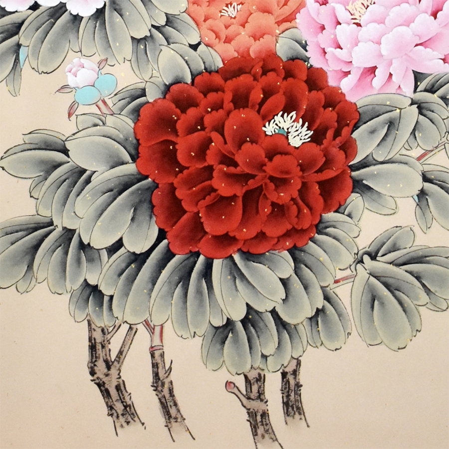 【secoo art寺库艺术 传统水墨单幅作品】秒杀-秦霞 《玉堂富贵》