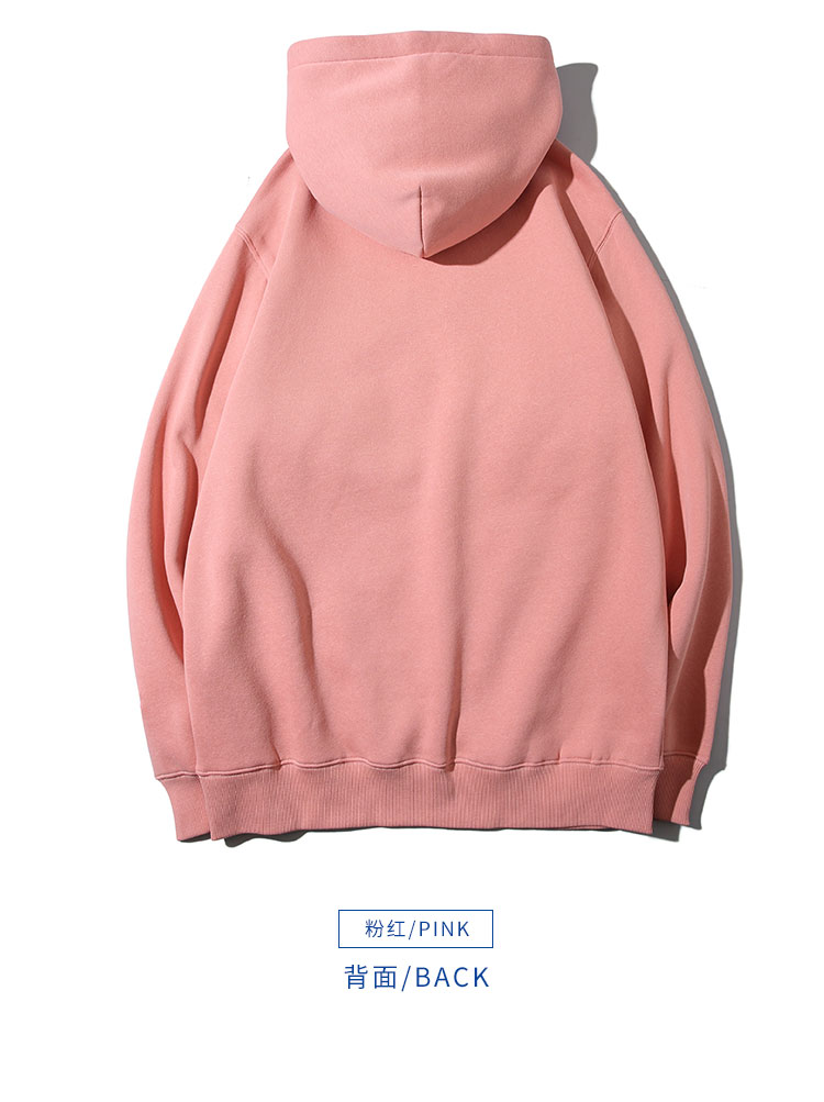 rooster champion法国公鸡冠军卫衣女粉色加绒宽松嘻哈情侣外套潮