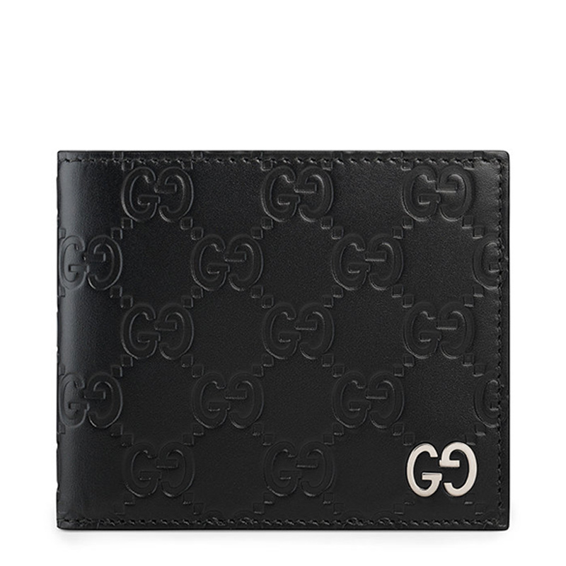 gucci/古驰 男士黑色牛皮短款钱包 473916-cwc1n-1000#sp