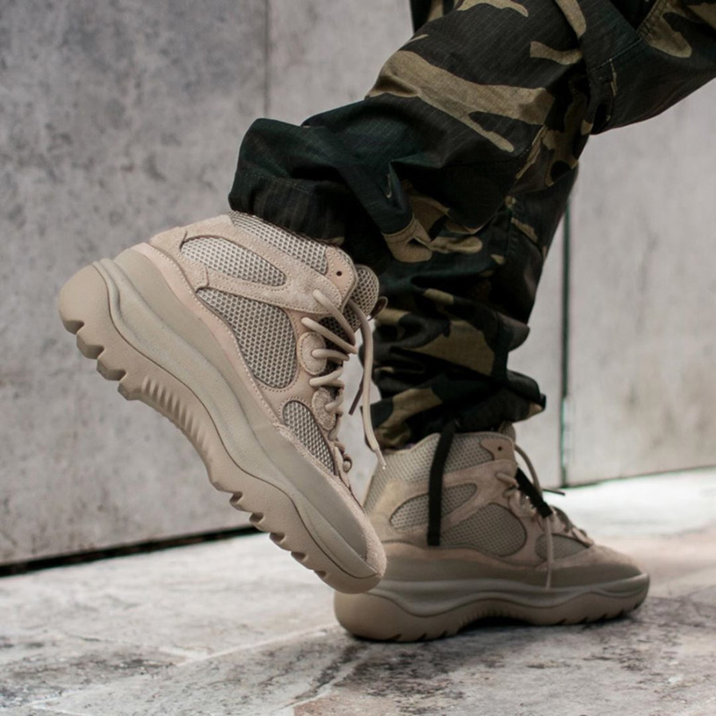 adidas阿迪达斯 yeezy desert boot 椰子户外高帮潮流户外运动鞋 eg6