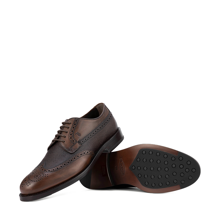 tods/托德斯男鞋商务正装鞋牛皮系带鞋男鞋