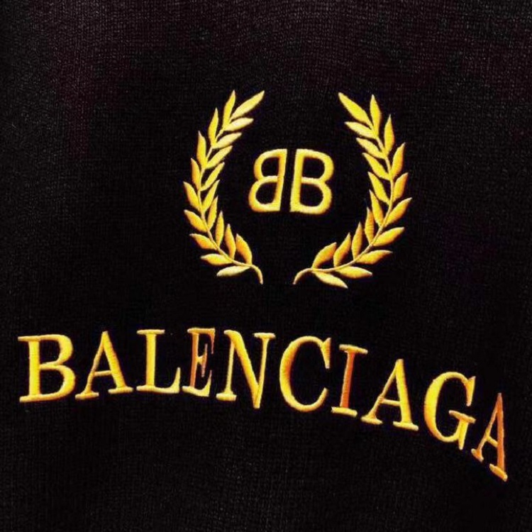 balenciaga/巴黎世家 经典网红款双b麦穗套头高领毛衣 男女同款