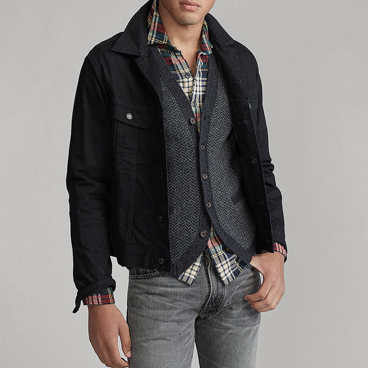 ralphlauren/拉夫劳伦男装2019年秋季人字斜纹呢毛衫背心rl11460