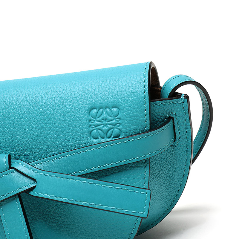 19秋冬loewe/罗意威女士gate系列牛皮mini马鞍形单肩斜挎包32112u62