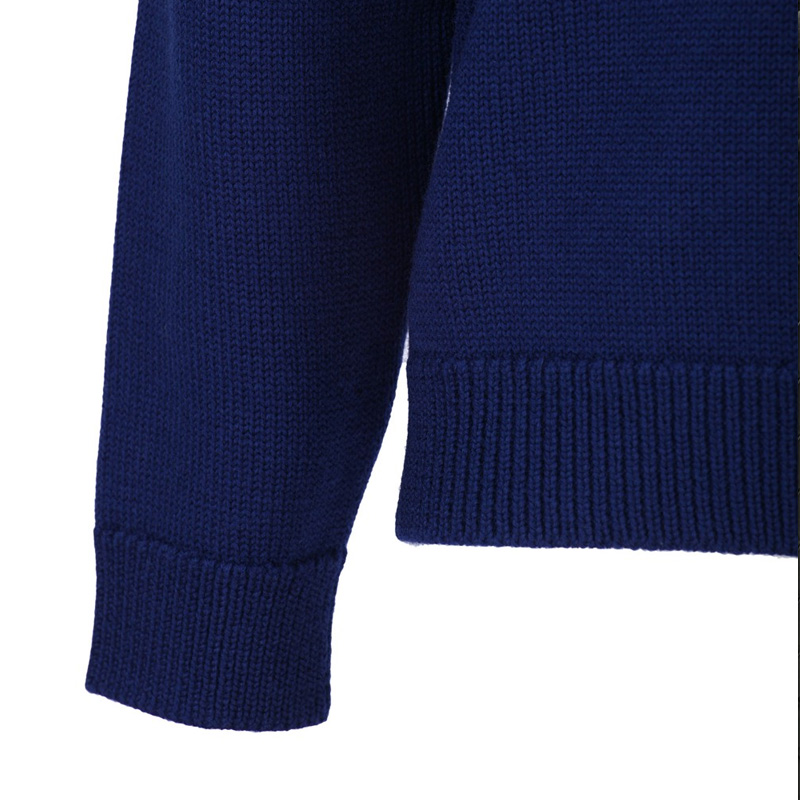 gucci/古驰 男士蓝色系羊毛针织衫/毛衣 577089-xkauo-4912#sp