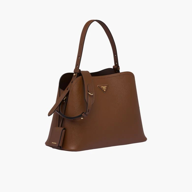 prada/普拉达 19年秋冬 matinée系列 女士 saffiano皮革 手袋 单肩包